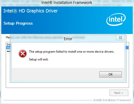 You must install an intel driver first что делать